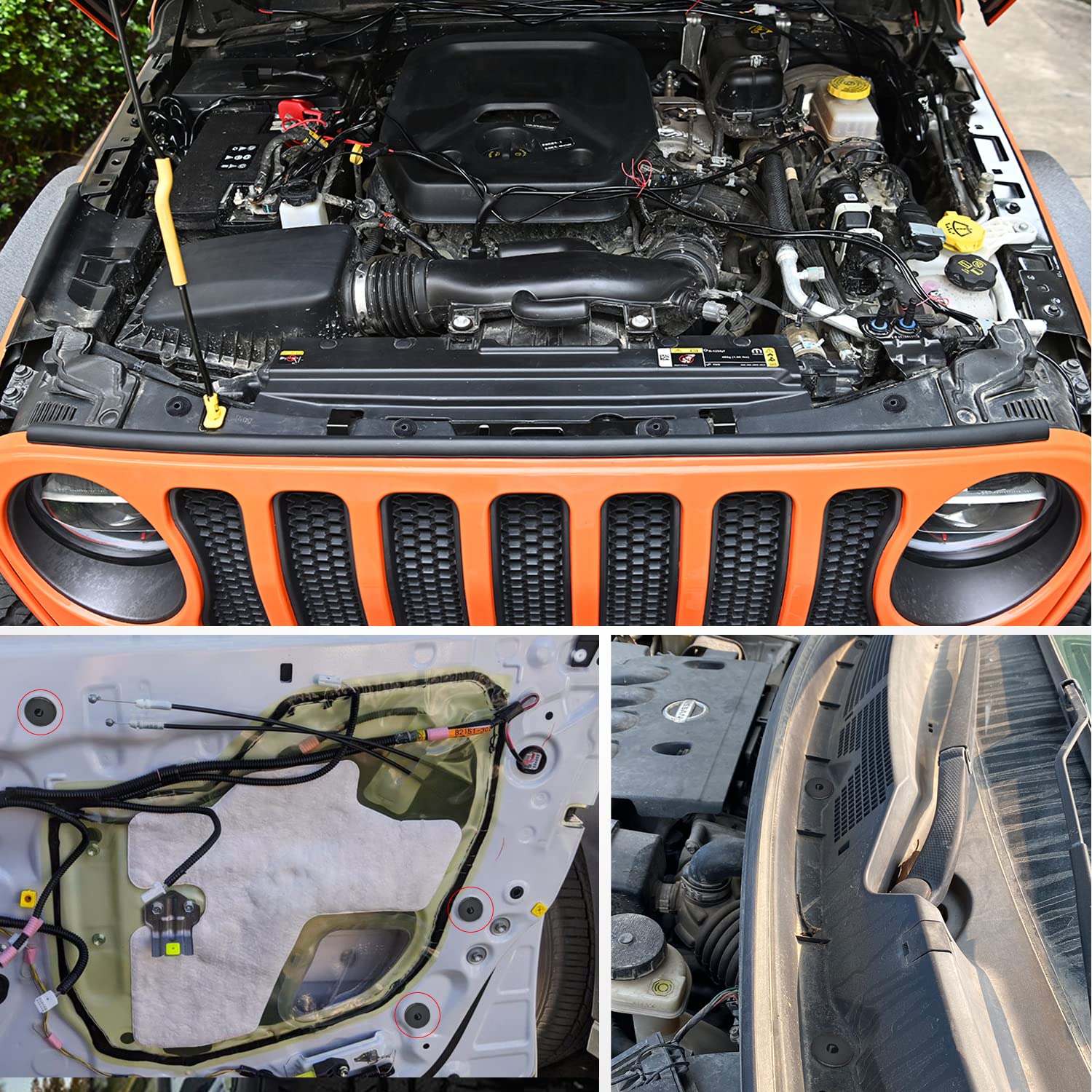 GOOACC 50PCS Fender Liner Screw Grommet Replacement for Toyota Mirai Sequoia Sienna Tacoma Tundra Fender Liner Nylon Retainer Clips OEM:#90189-06214