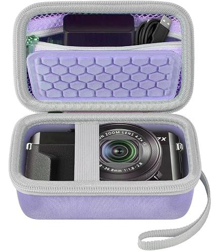 Amazon.com : Navitech Purple Compact Camera Case Compatible with