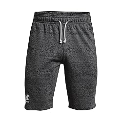Under Armour Mens Rival Terry Shorts , Pitch Gray