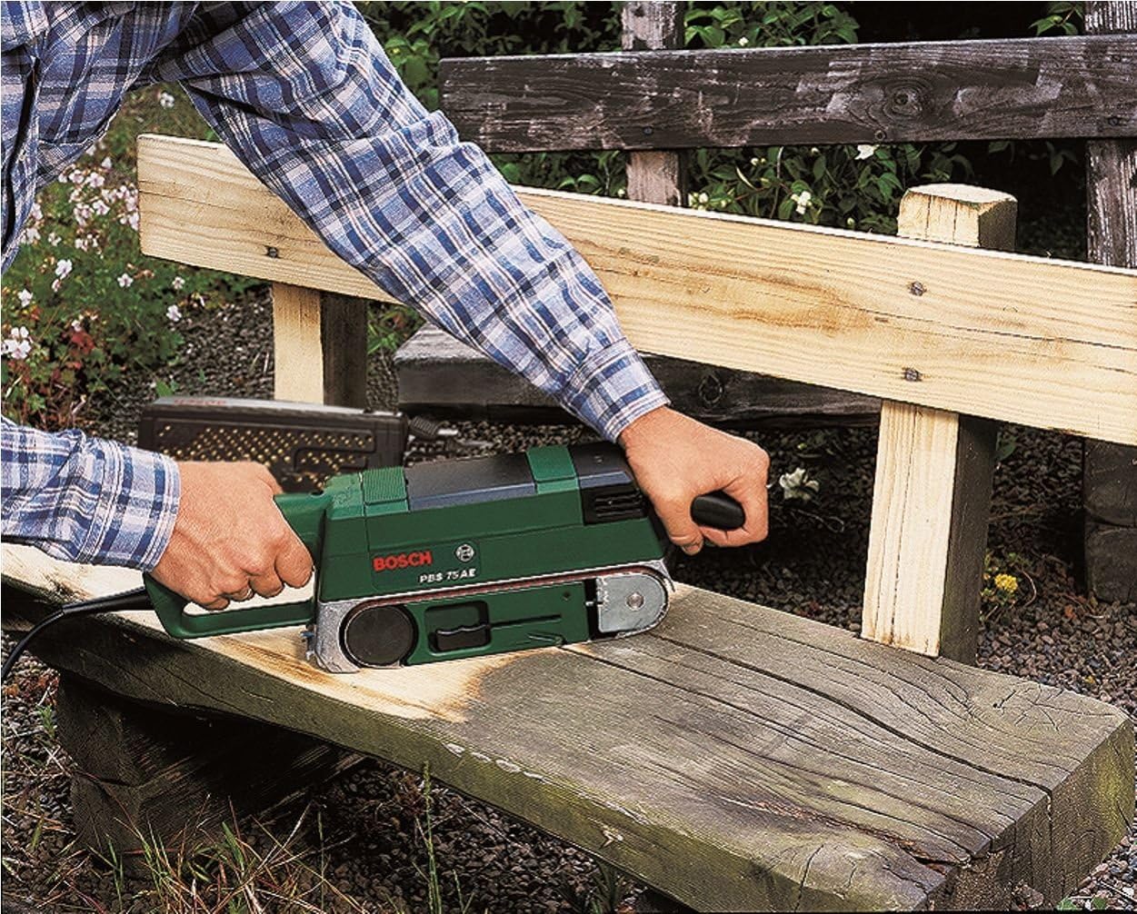 Bosch 06032A1070 PBS 75 A Belt Sander, Green BigaMart