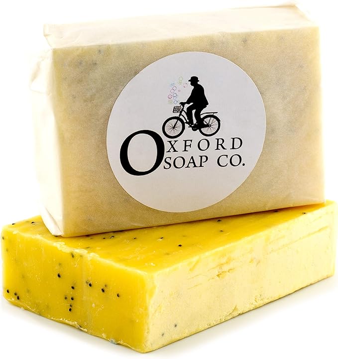 Oxford Soap Co. English Rain Handmade Soap Bar 120g With Coconut Oil, Castor Oil Shea Butter