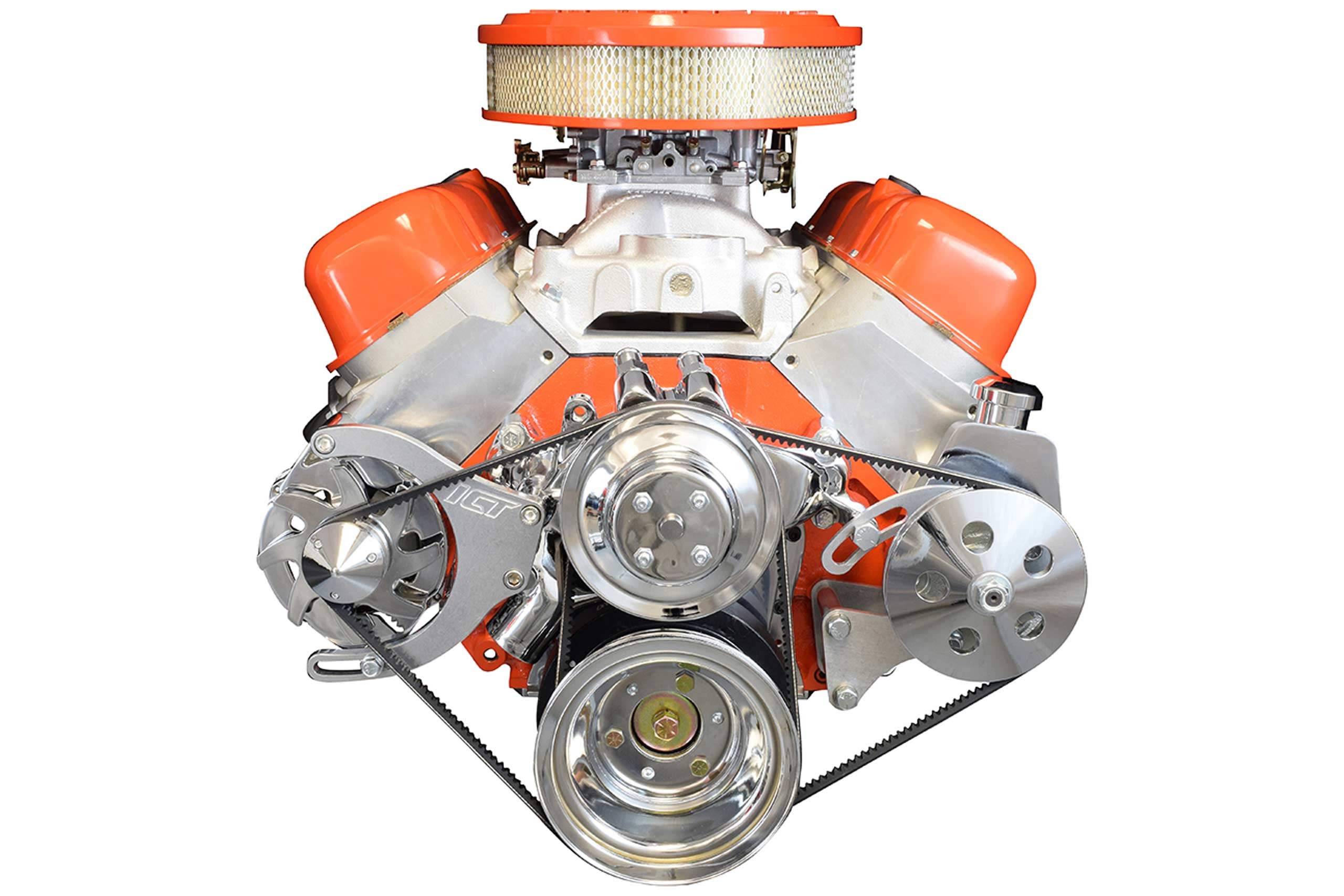 ICT Billet BBC POWER STEERING PUMP BRACKET Billet Adjustable LWP Long