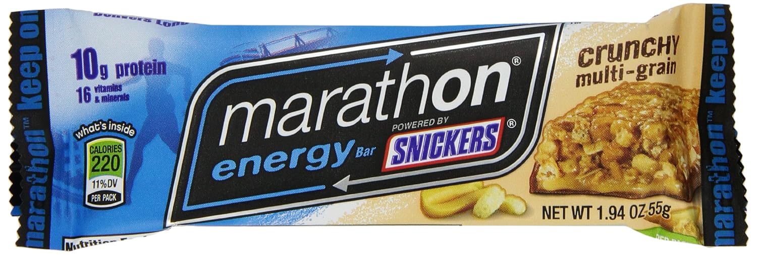 Marathon Bars Multigrain Crunch Singles, 1.94oz Bars(Pack