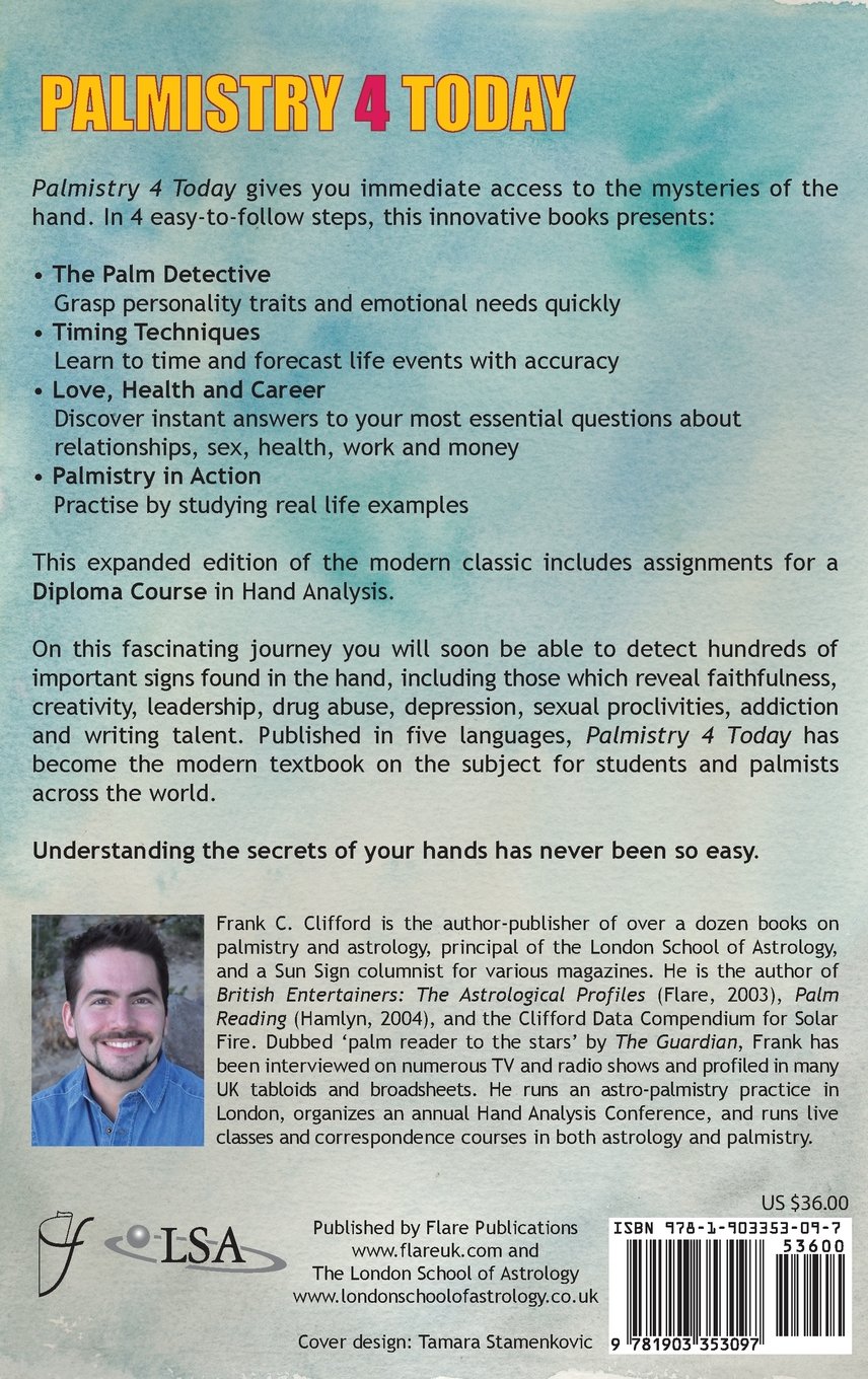 Palmistry 4 Today (Hb with Diploma Course): Frank C Clifford ...