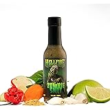 Hellfire Zombie Snot Hot Sauce, Award-Winning Chilehead Salsa Verde Sauce, Made with Carolina Reaper Peppers, World's Best Ta