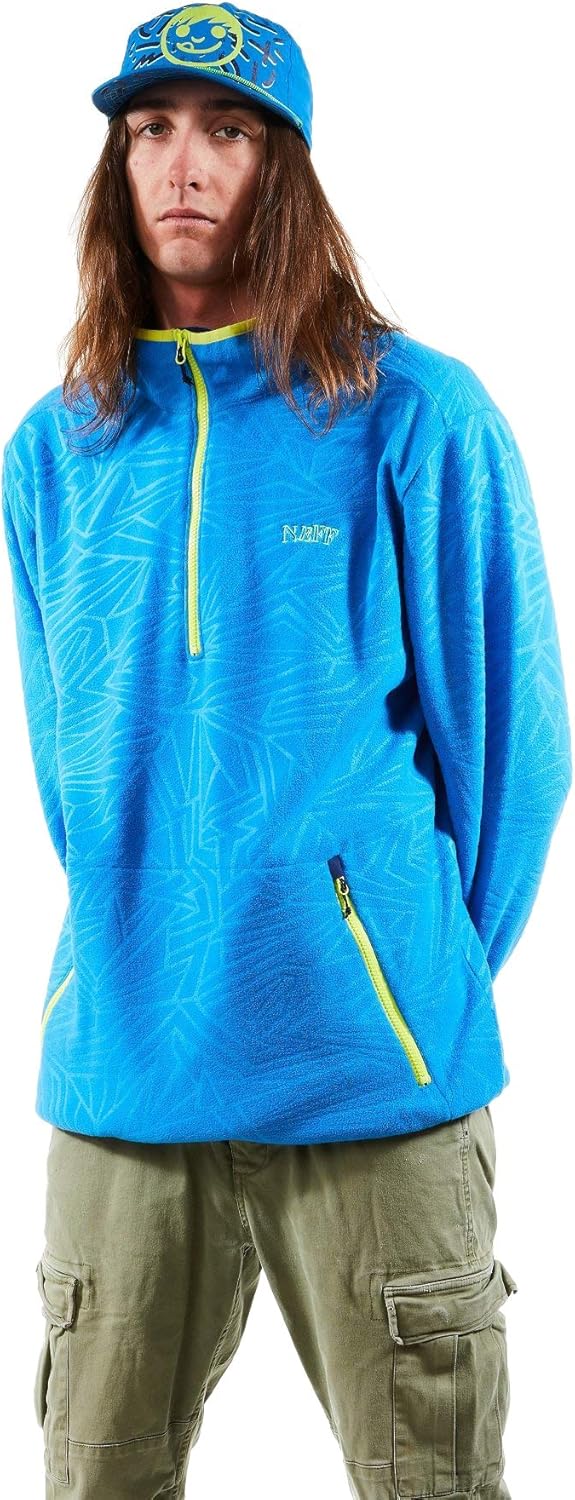 NEFF mens Neff Men’s Pullover Sweater Fleece Jacket Quarter-zip: Clothing