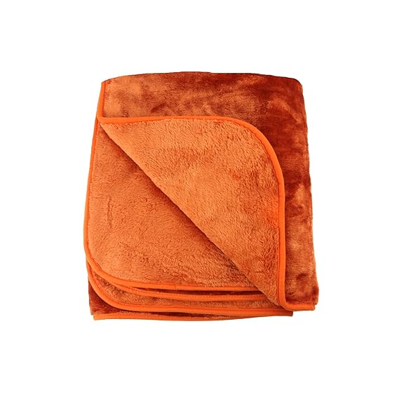 Gözze Wohn- und Kuscheldecke, Cashmere-Feeling, Terracotta, 130 x 170 cm, 40024-32-1317