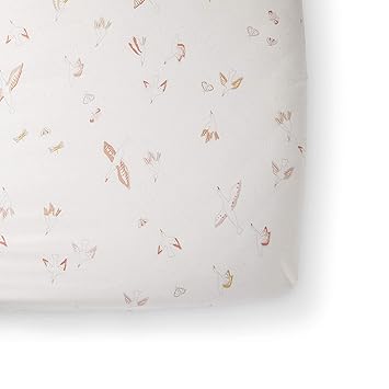 feather crib sheet