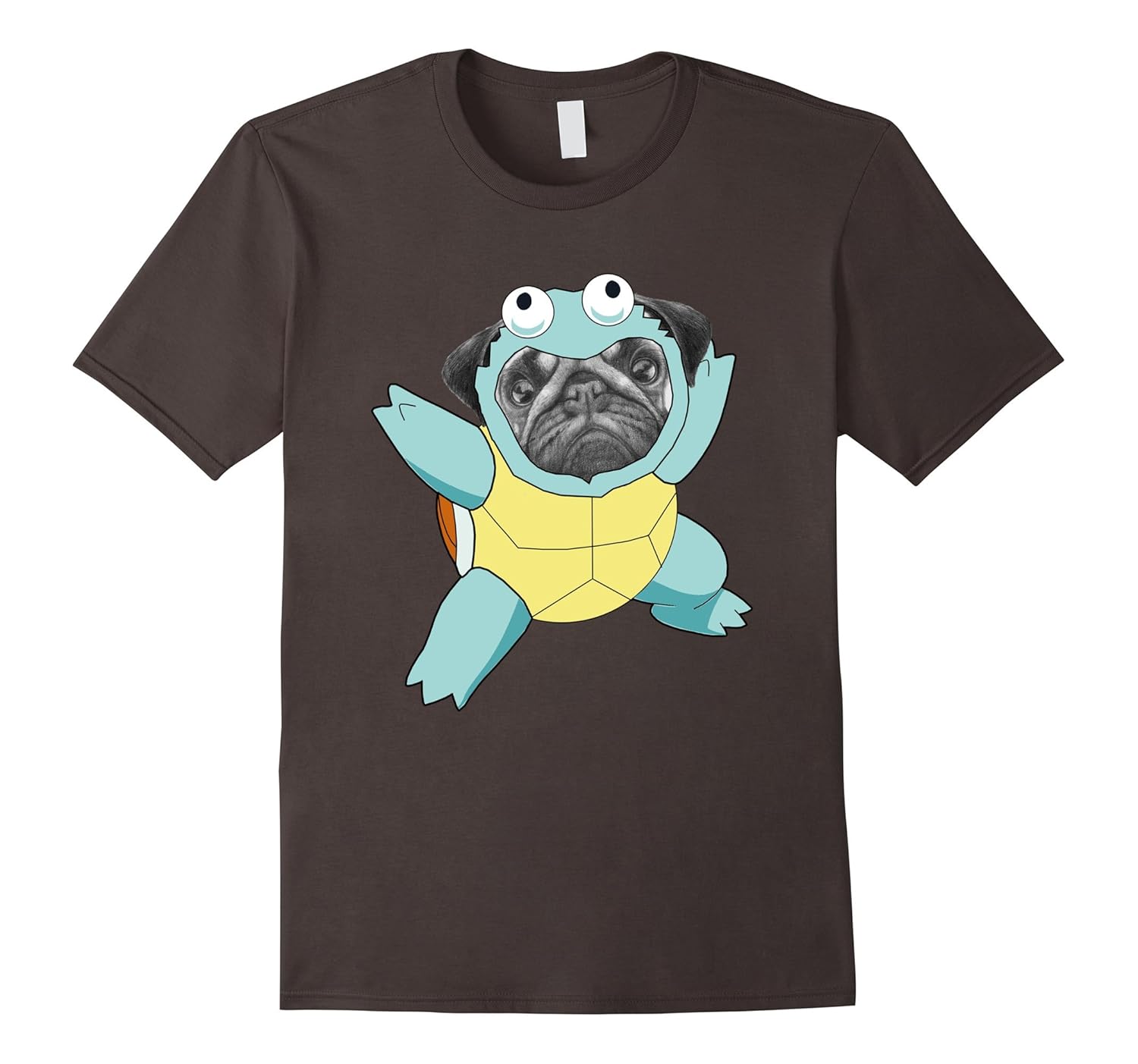 Funny Pug With Warturtle Costume Shirt Pugs Gift-ANZ