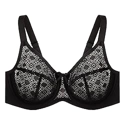 Full Figure Plus Size Lace Comfort WonderWire Bra