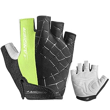 coskefy Fahrradhandschuhe Herren Damen Fitness Handschuhe Gepolsterte Atmungsaktive Rutschfest Mountainbike Radsporthandschuh