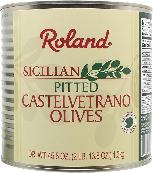 ROLAND FOODS CASTELVETRANO PITTED OLIVES, SPECIALTY IMPORTED FOOD,...
