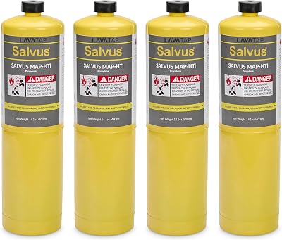 LavaTap Salvus Map HTi MAPP Gas 400g for Blow Torch Soldering Plumbing
