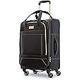 American Tourister Belle Voyage Softside Luggage with Spinner Wheels, Black, Carry-On 21-Inch