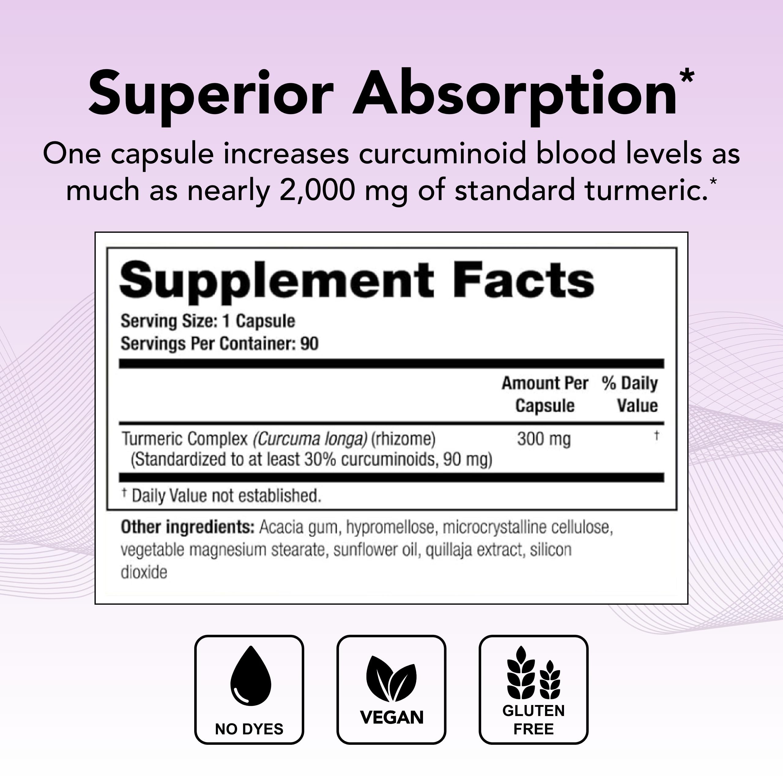 Theralogix CurcuSorb Turmeric Curcumin Supplement - 90-Day Supply - High-Absorption Turmeric Curcumin - Supports Brain, Heart, Immune & Joint Health - Aids Healthy Aging - NSF Certified - 90 Capsules