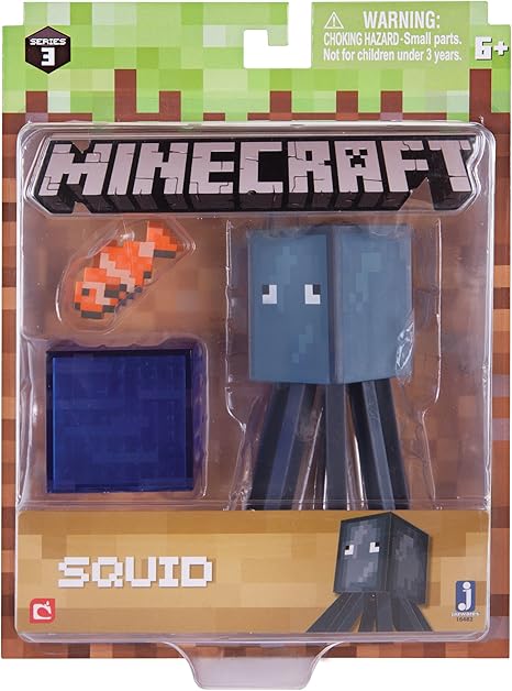 Amazon マインクラフト アクションフィギュア イカパック フィギュア ドール 通販