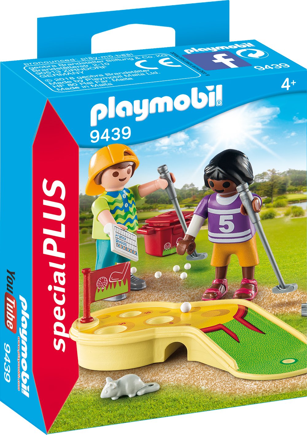 Playmobil 9439 Special Plus Children Minigolfing, Fun Imaginative Role-Play, PlaySets Suitable for Children Ages 4+