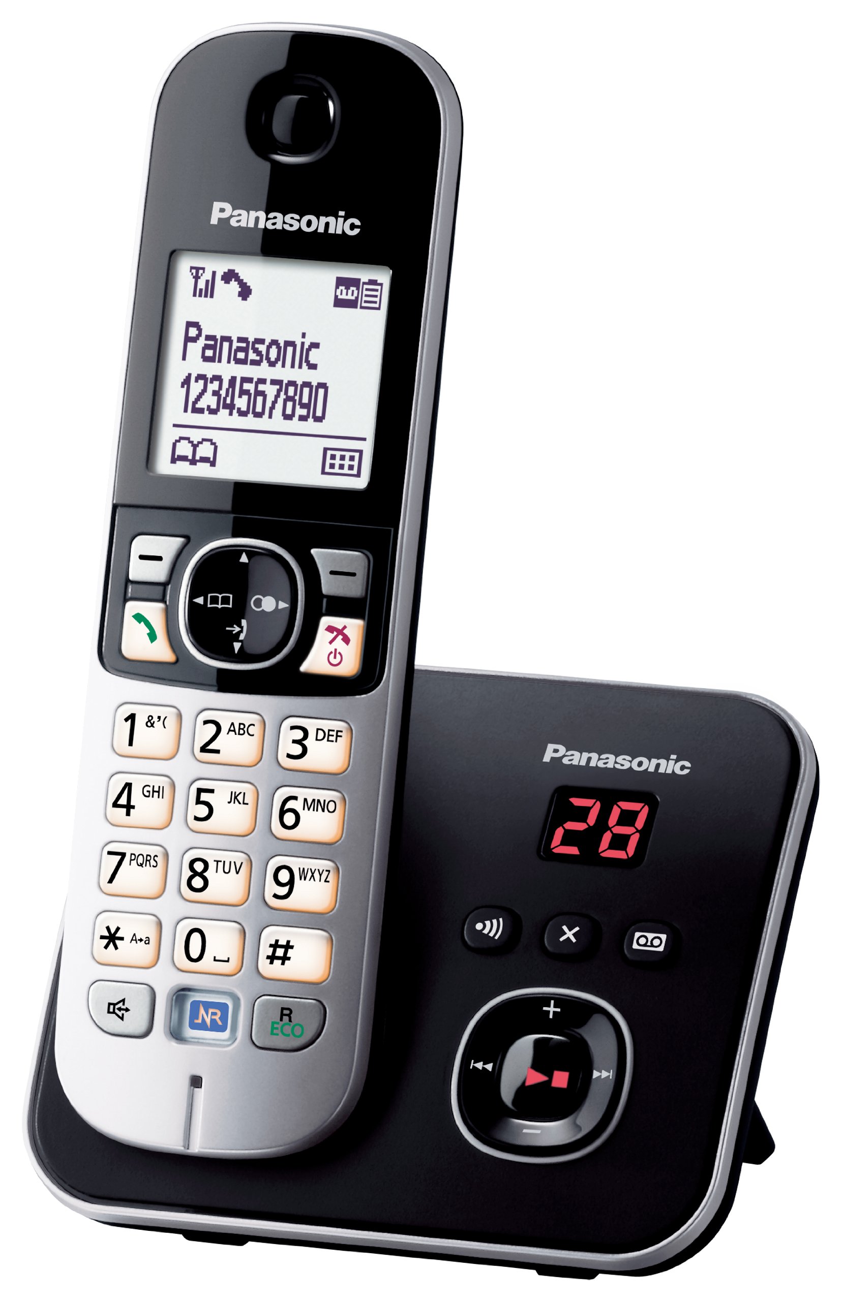 TELEPHONE FIXE PANASONIC TELEPHONE DECT Noir