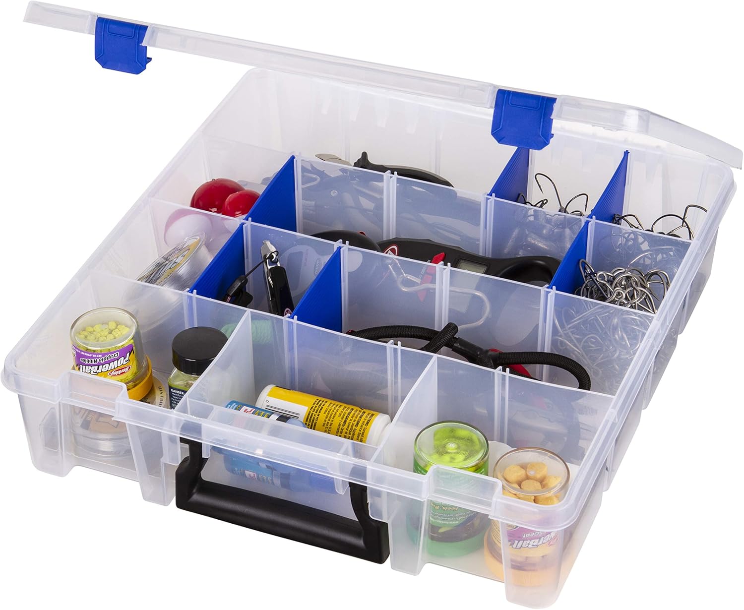 Flambeau Outdoors 9007 Tuff Tainer - 19 Compartments - Double Deep - Half Bulk (Includes (12) Zerust Dividers),Multi: Sports & Outdoors
