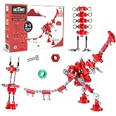 The Off Bits Dinosaur Robot Building Kit, Build Your Own Robot Toys T-Rex Model Kit, DIY Educational Stem Building Toys, Engineering Kit for Kids Age 8 9 10 11 12, STEAM Gifts for Boys Girls