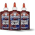 Elmer's Cosmic Liquid Glue Makes Slime That Shimmers, 5 oz, Red and Orange 3 Count