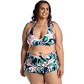 La Blanca Womens Banded Halter Bikini Swimsuit Top