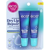 eos The Hero Lip Repair- Strawberry Extract, for Dry Skin, 0.35 oz, 2-Pack | Made with Nourishing Butters &amp; Oils, Intensive Rescue Treatment with 24 Hour Moisture for Extra Dry, Cracked Lips