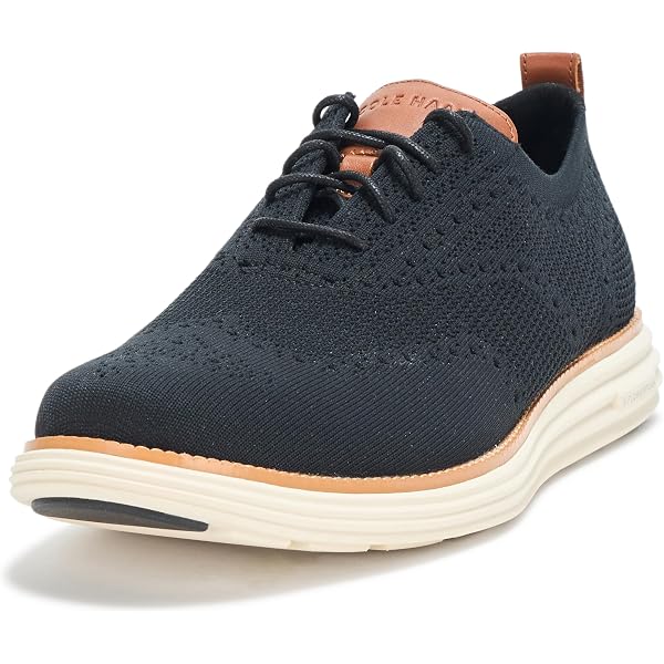 Akademiks Mens’s Olney Wingtip Everyday Oxford Navy Size 11M Akademiks Men main image 4