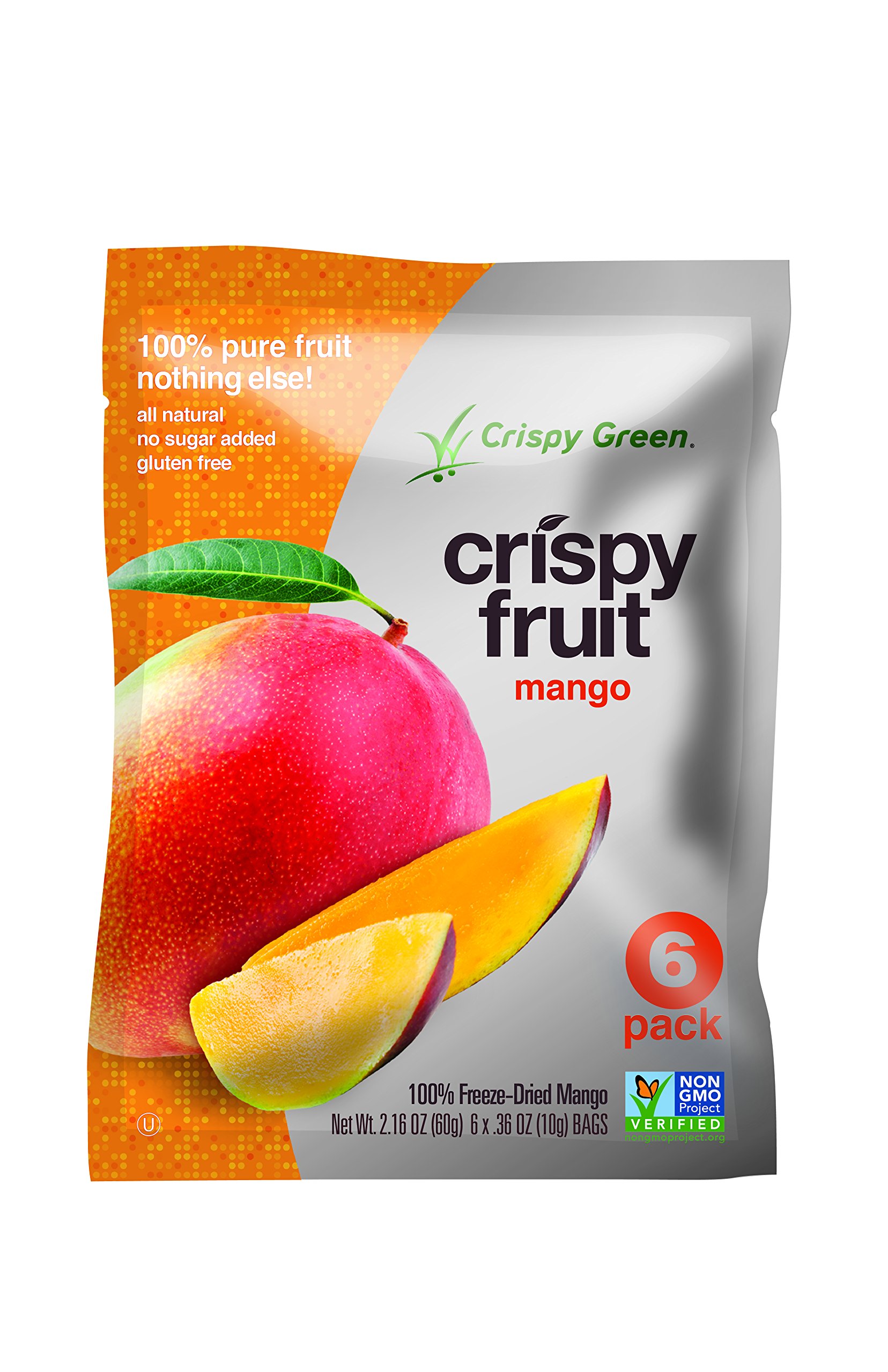 Crispy Green Fruit Snacks, Crispy Asian Pears, 2.2 Ounce Pouch