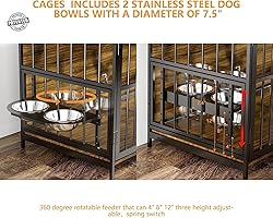 ROOMTEC Furniture Style Large Dog Crate with