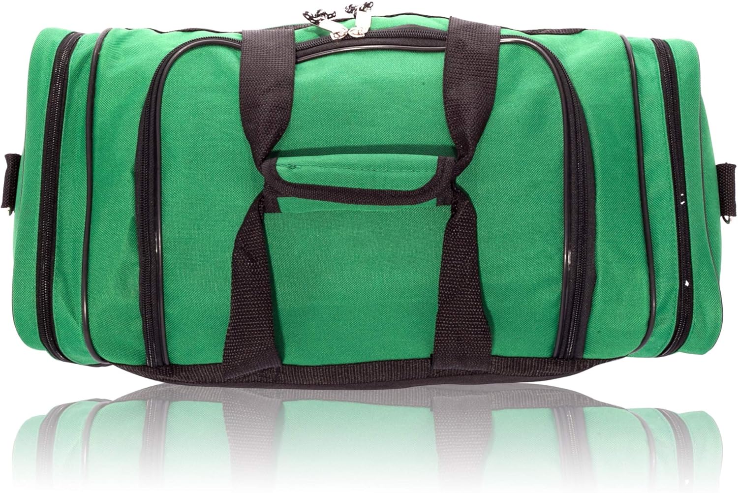  | 17" Blank Duffle Bag Duffel Bag Travel Size Sports Durable Gym Bag (Green) | Sports Duffels