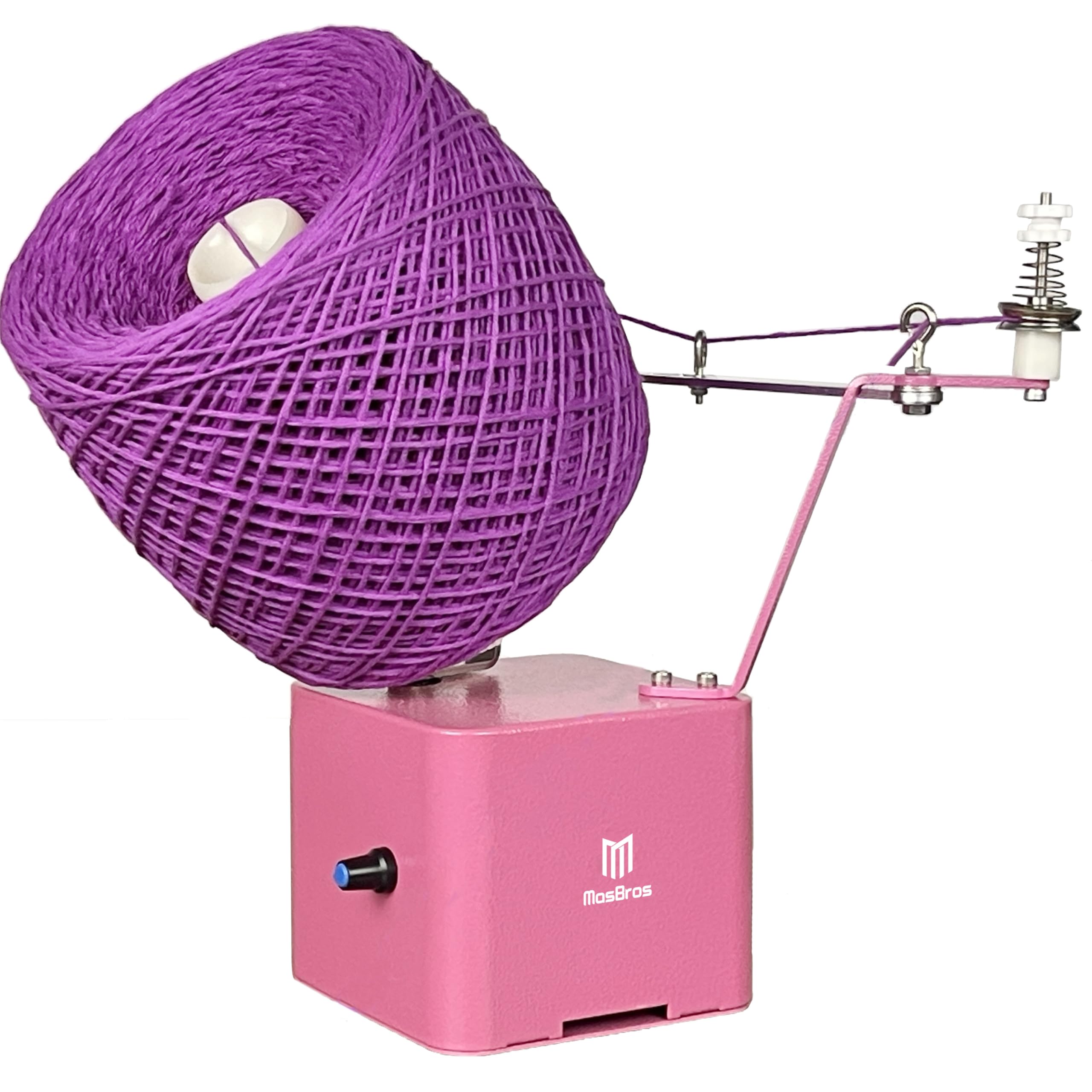 Photo 1 of MasBros Ultra Large Capacity Electric Yarn Ball Winder Center Pull Yarn Balls Spinner Winds up to one lb Works with Power Bank