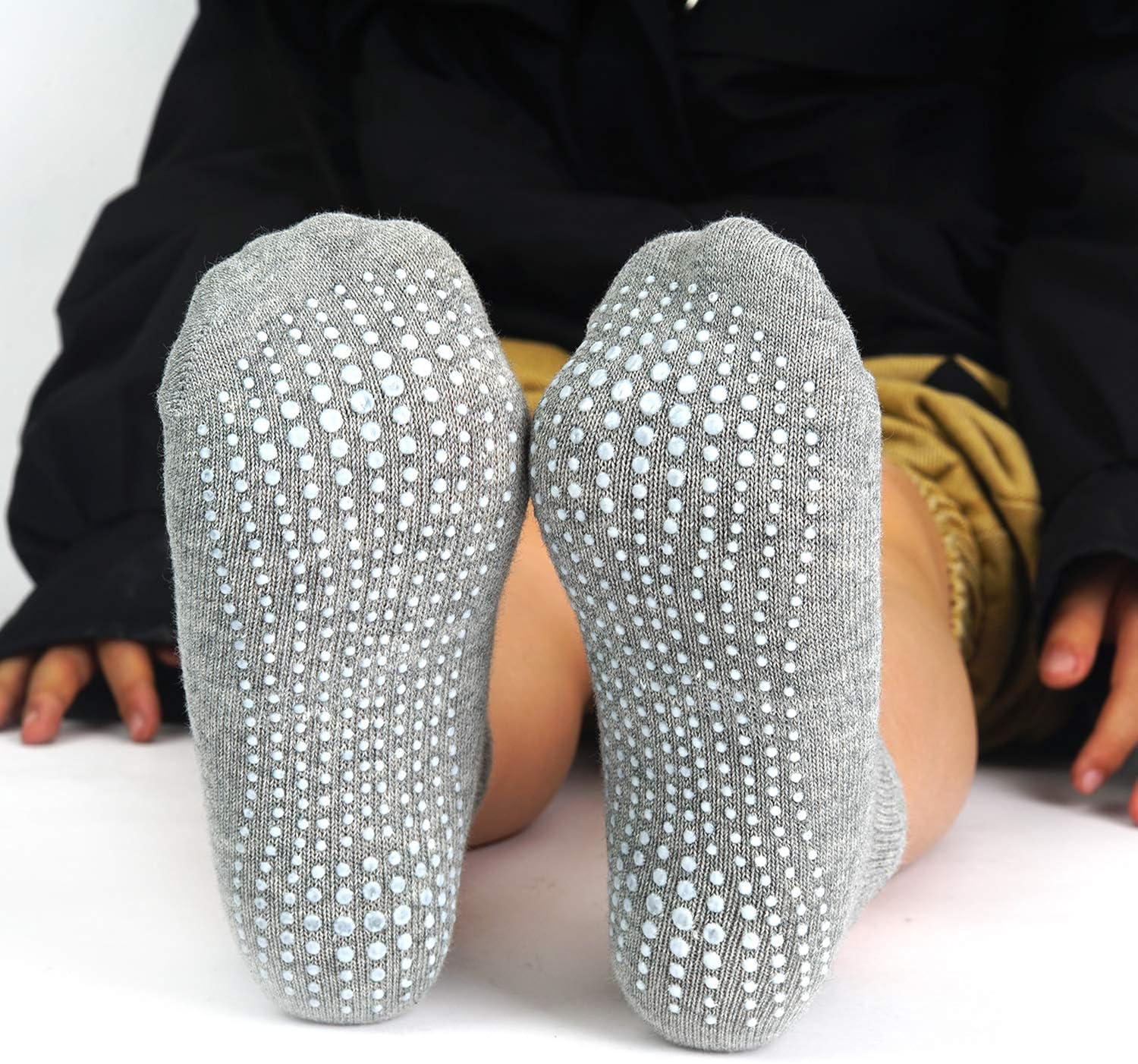  Socks Ankle Grip Aminson Kids Pairs Socks6/12 Crew