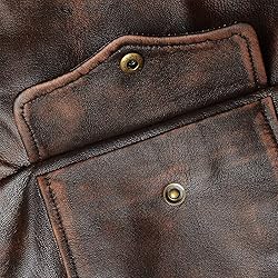 Leather Jacketz Mens Brown Leather Bomber Jacket