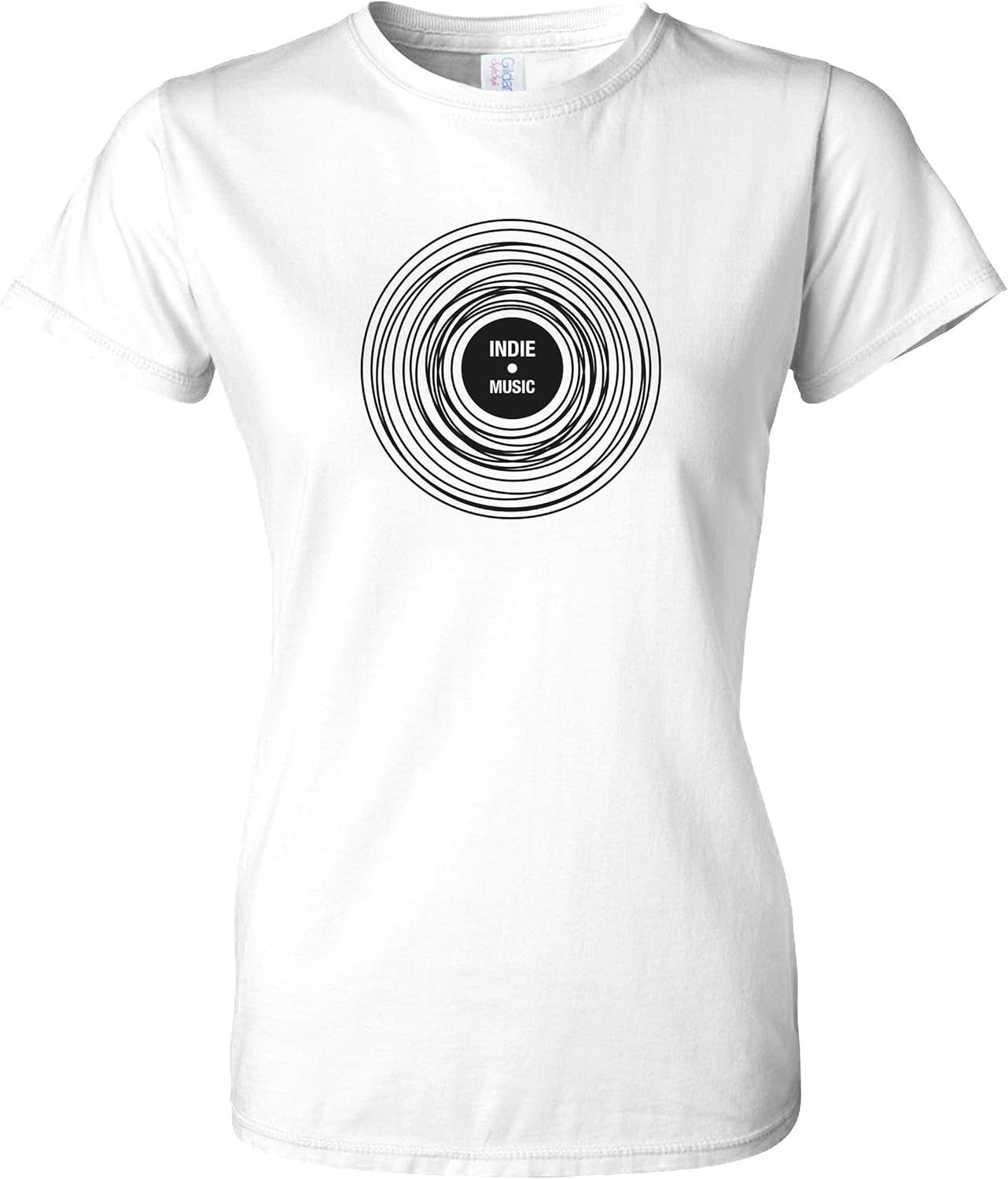 Indie Music Womens Inspired T Shirt Rock Indie Music Vinyl Records Amazon.co.uk Clothing
