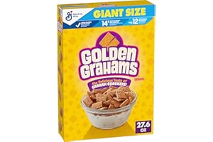 Golden Grahams Breakfast Cereal, Graham Cracker Taste, Made with Whole Grain, Giant Size, 27.6 oz
