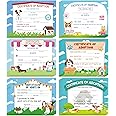 Dunzoom 24 Pcs Dog Adoption Certificates Adopt Puppy Certificate for Puppy Parties & Pet Adoption Centers 11 x 8.5 inches