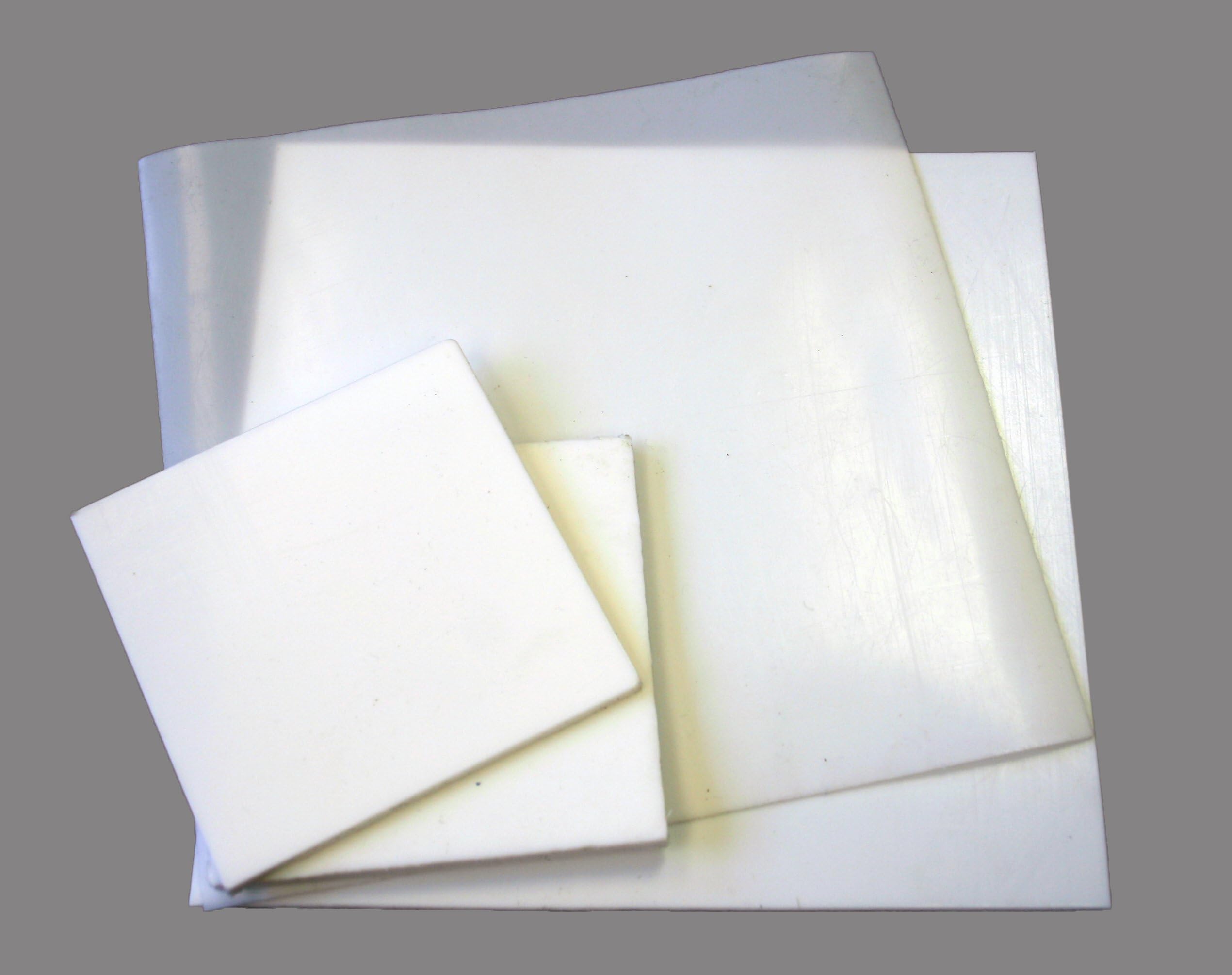 PTFE Teflon Sheet White Polytetrafluoroethylene Engineering Plastic - 2mm Thick (A4 (210mm x 297mm))