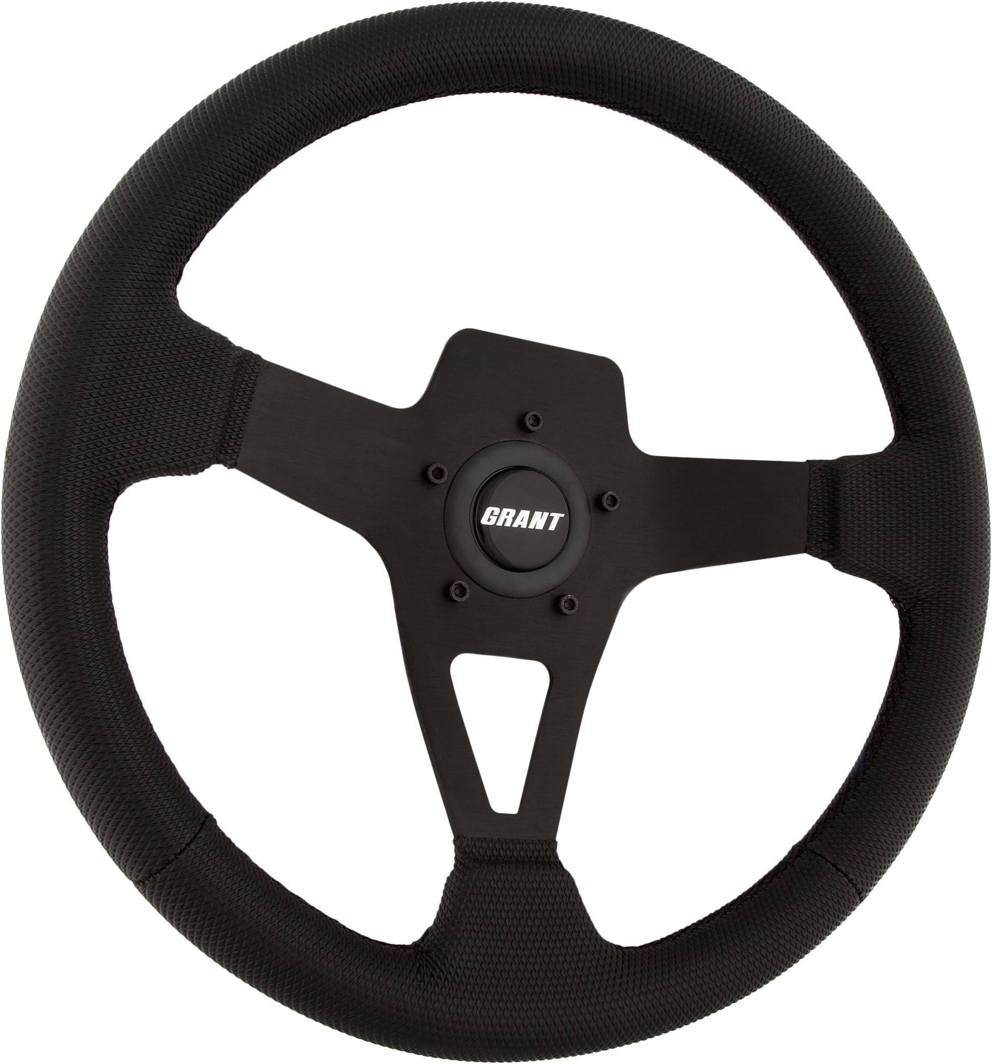 Grant 8523 Edge Gripper Series Sure Grip Steering Wheel, Black