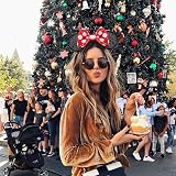 DRESHOW Glitter Mouse Ears Headband with Bow Woman Costume Accessory view 6
