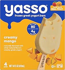 Yasso Frozen Greek Yogurt Bars Creamy Mango Bars 4 Count for a ridiculously creamy frozen snack made with the goodness of gre