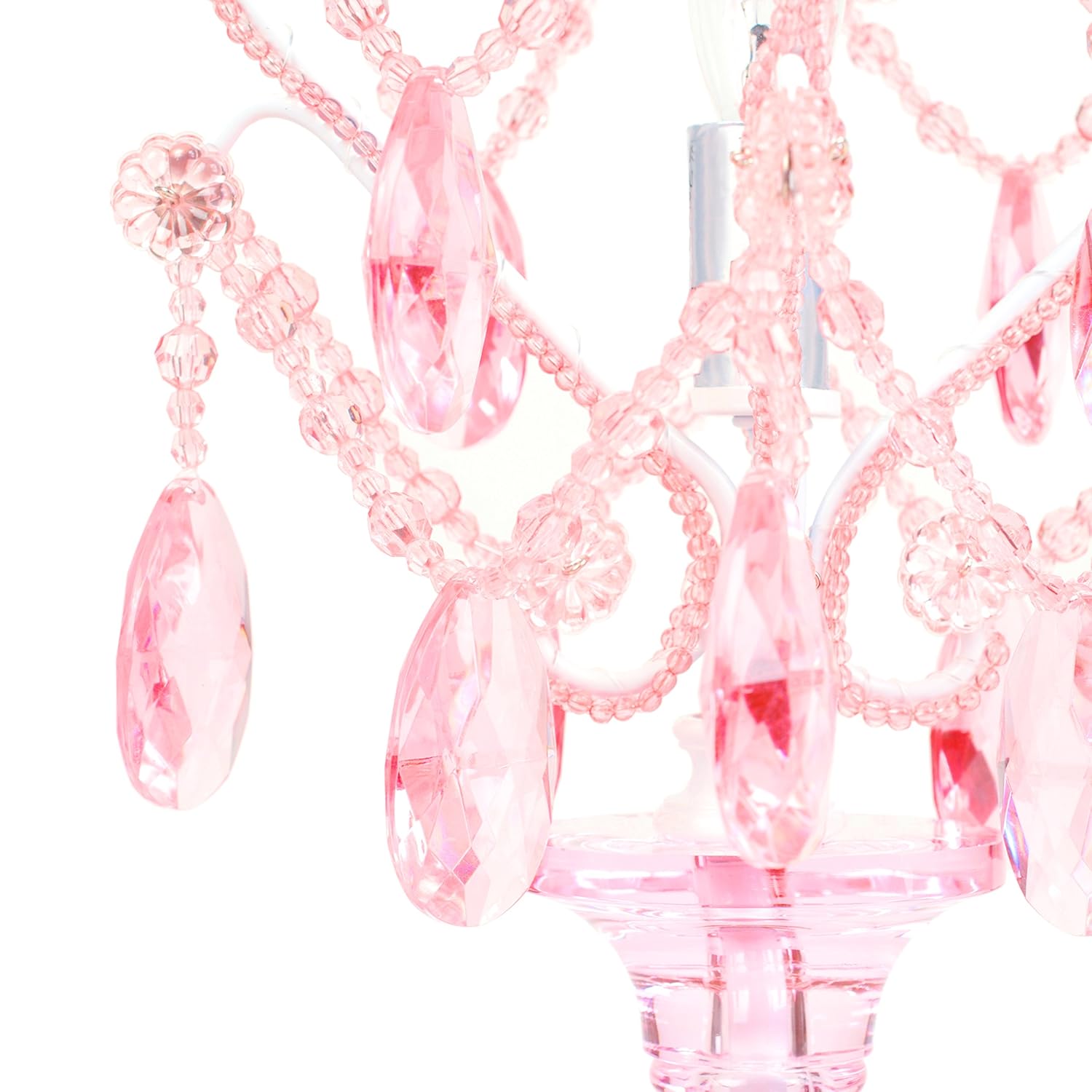 pink chandelier table lamp