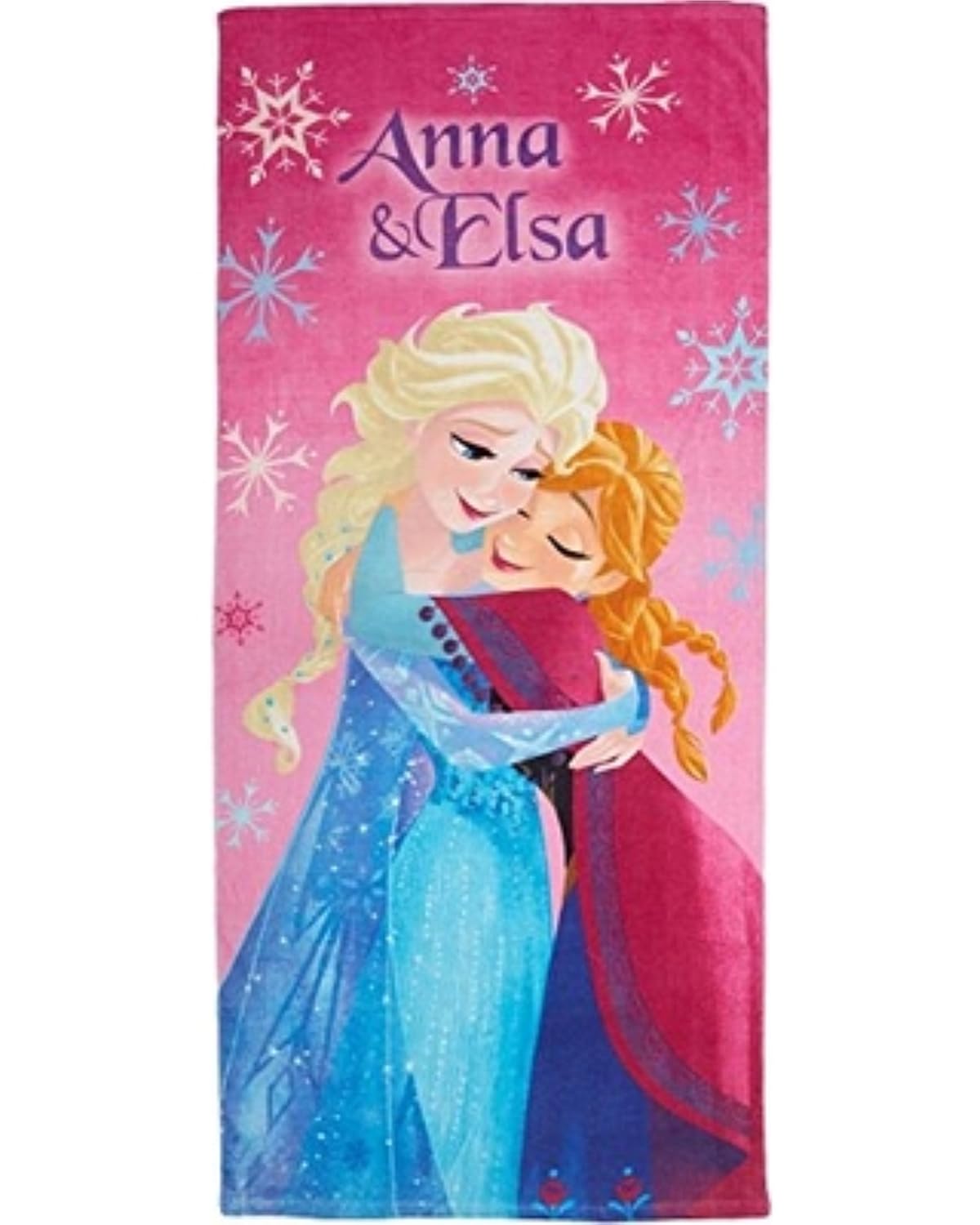 Disney FROZEN 'Falling Snowflakes' 100% Cotton Beach Towel