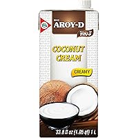 Aroy-D Coconut Cream, 33.8 Fluid Ounce (6-Pack)