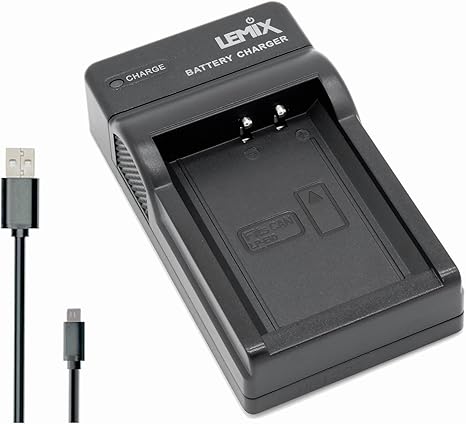 Lemix (LPE10) Cargador USB Ultra Slim para baterías Canon LP-E10 ...