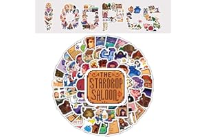 SIQINAM Stardew Waterproof Valley Sticker Set – 100 Unique Vinyl Stickers for Fans, Laptops, and Journals,Skateboard Bike Bumper Car Guitar Water Bottle Luggage