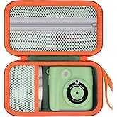Baval for ESOXOFFORE/Dylanto/MgaoLo/Gofunly/GKTZ/B0C3LSFRLR Kids Camera Instant Print Camera Hard Carrying Storage Case,Storage Case Compatible with Camera Toy and Print Paper,Mint Green Case