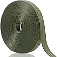 Tenn Well Tree Support Strap, 65 Feet x 1 inch Tree Straps for Staking, Nylon Plant Tie Rope for Support, Straightening (2200 Lbs Strength, Green)