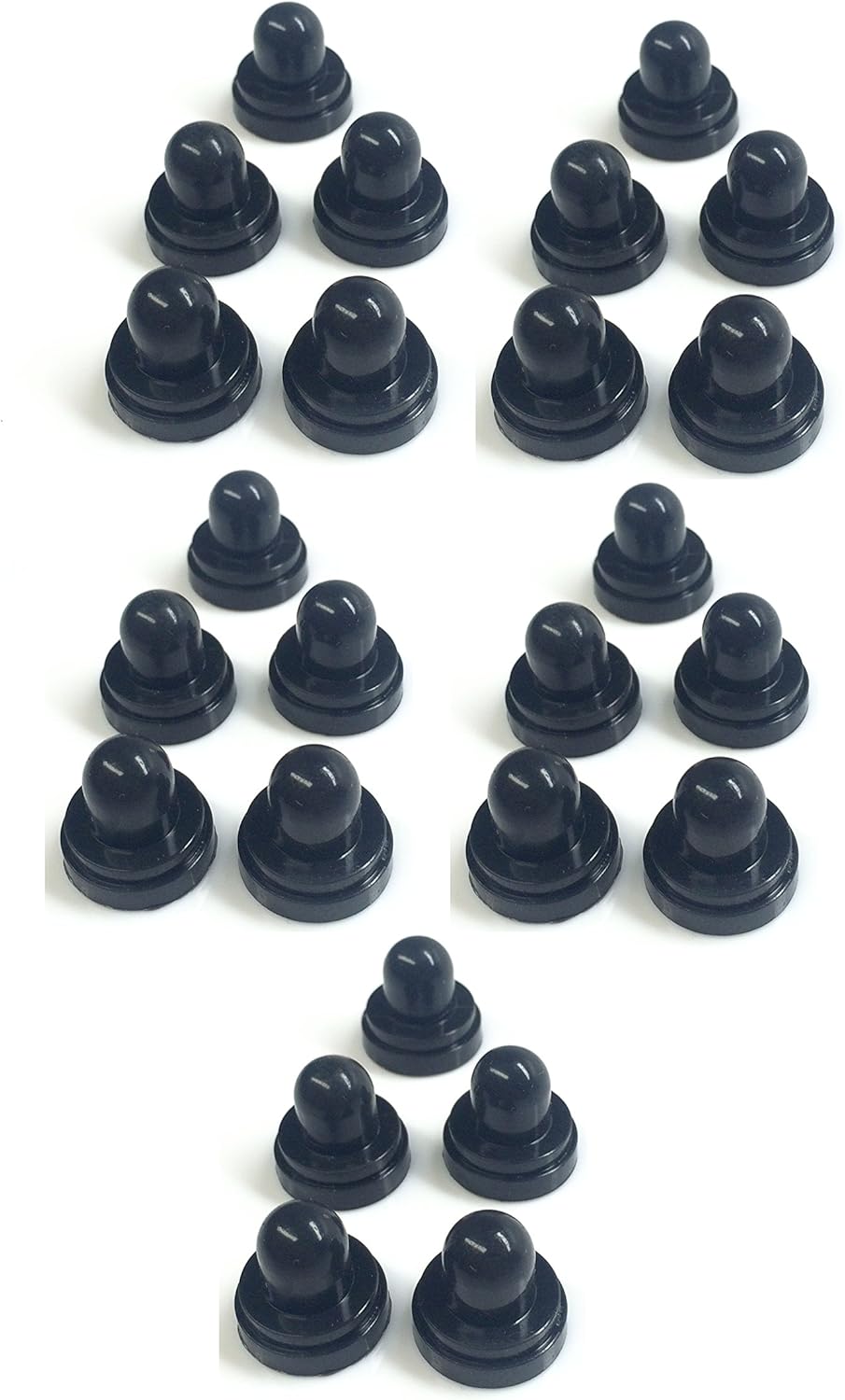 Push Button Breaker Boots Black 25 Pack Marine/Boat