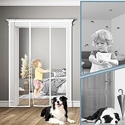 Double Door Screen Magnetic Closure 170x255cm